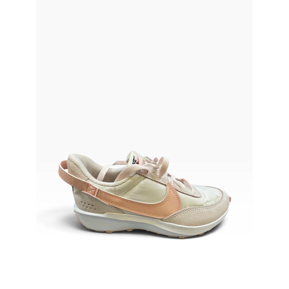 Nike Waffle Debut Light Soft Pink White Lace Up Sneakers DH9523-602 Women Size 7